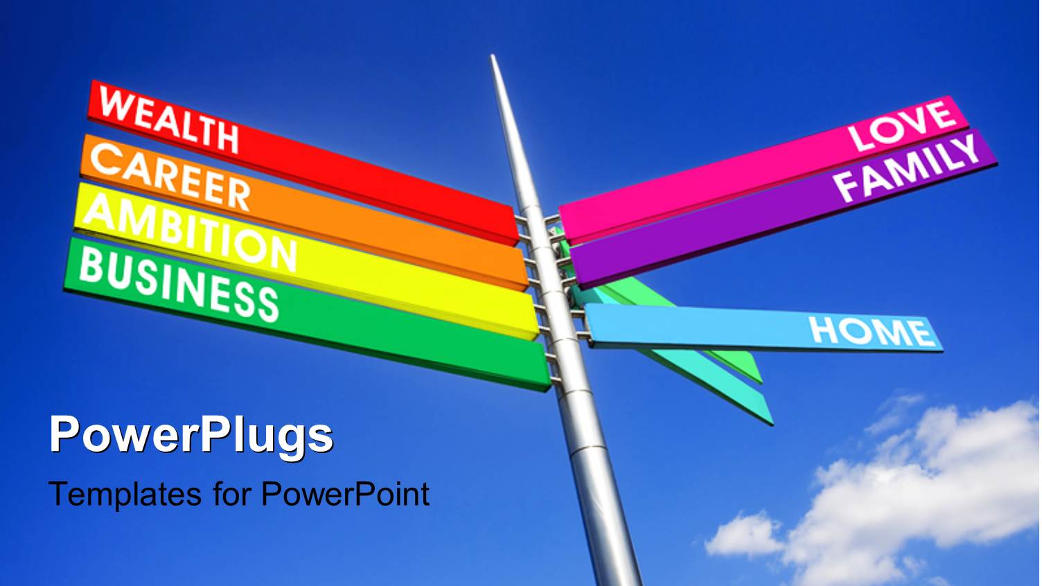 Signboard with Different Life Choices