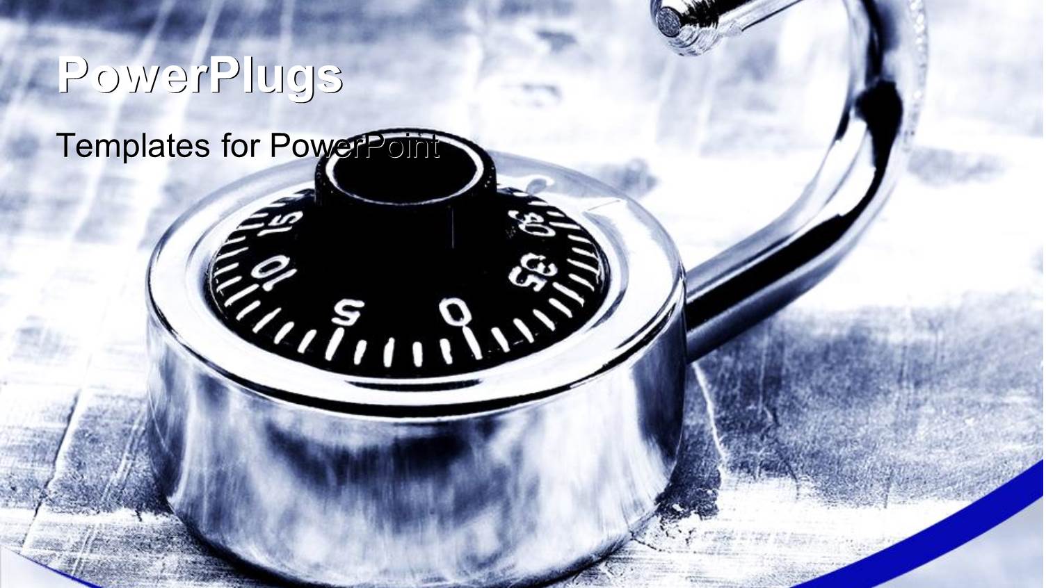 Silver Colored Combination Pad Lock on the Floor with Rain