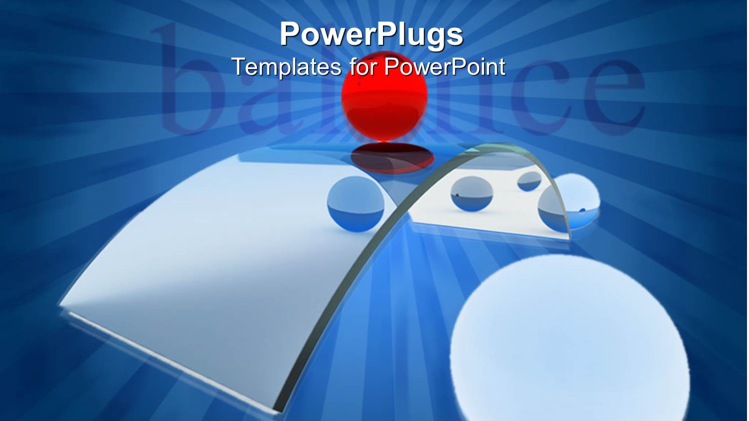 Silver Colored Curved Exclamation Mark with a Balance Text