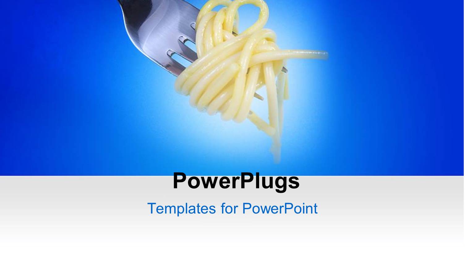 a Silver Fork Wrapped Round an Italian Spaghetti Dish