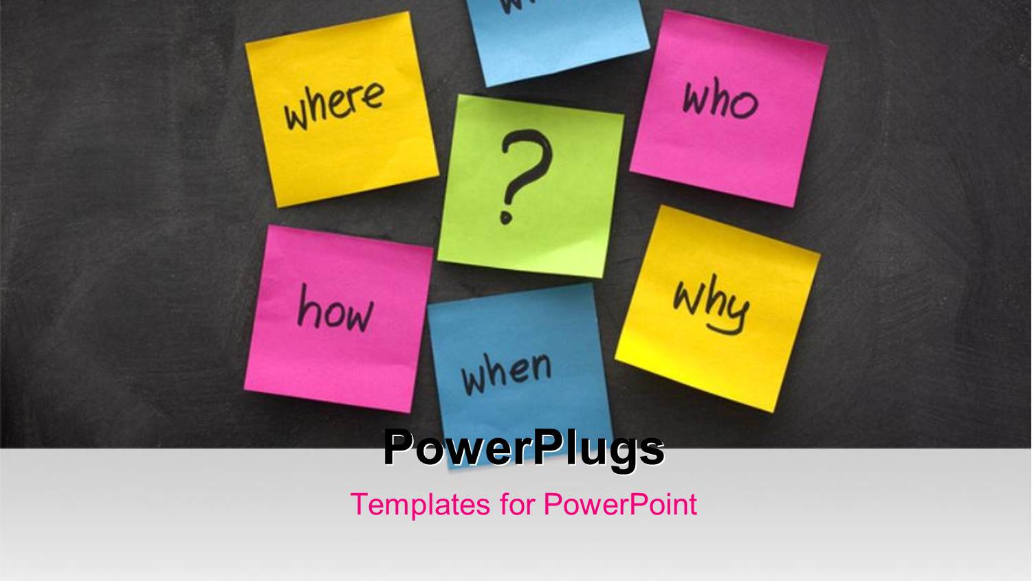 Simple Mind Map with Questions - what, when, where, why, how and who