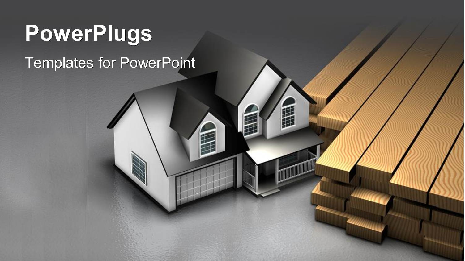 Simple White Painted Two-Story Building Beside Pile of Wood