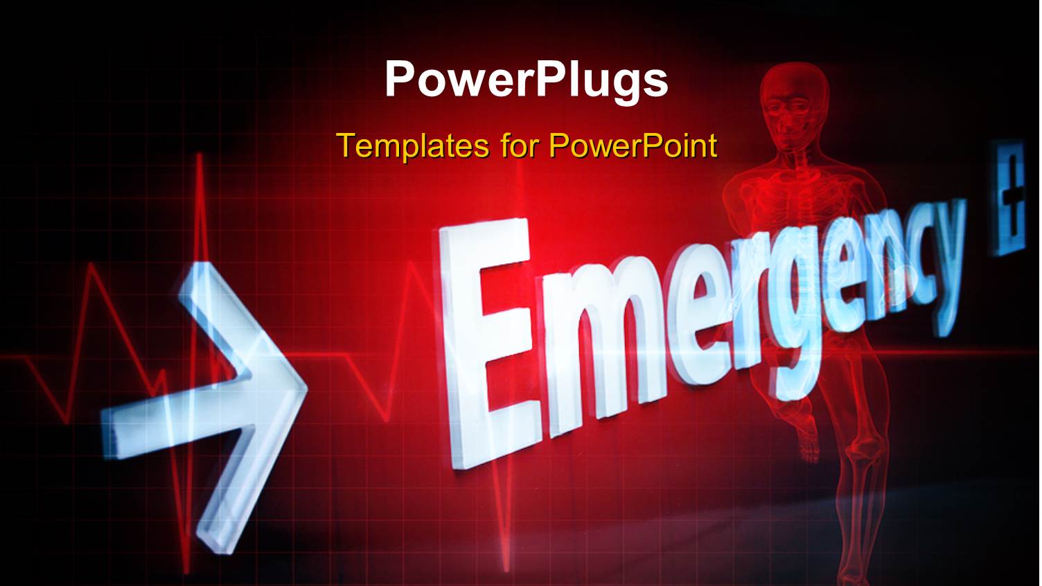 a Skeleton with the Word Emergency