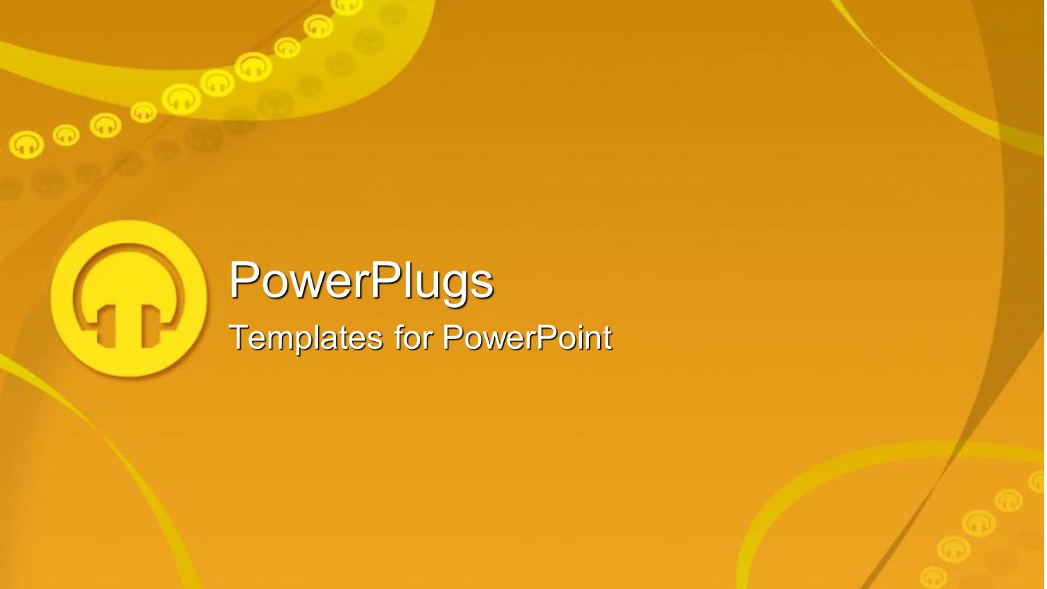 small Depiction of Headphone Graphic and Lines Formed of Headphone Symbols on Yellow Background