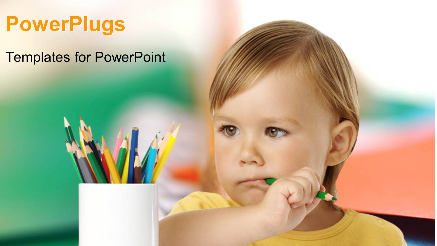 a small Pupil Holding a Pencil and Pondering in a Class Room Setting