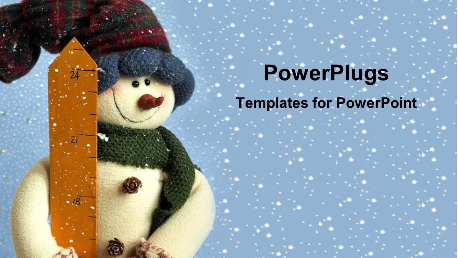 small Snowman in Snow Holidays Christmas Decorations