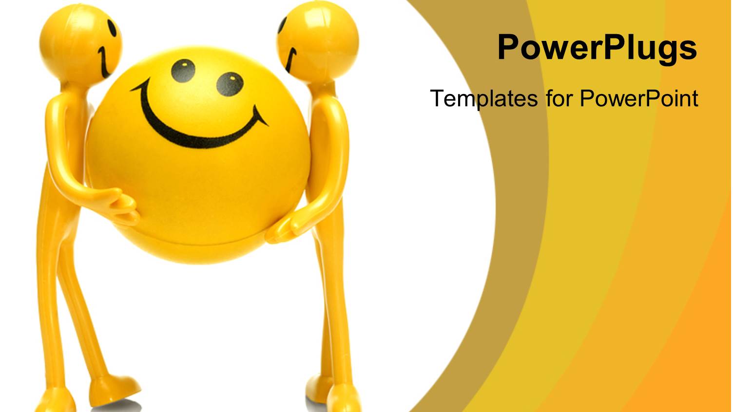 Smiley Figures Holding large Smiley Ball