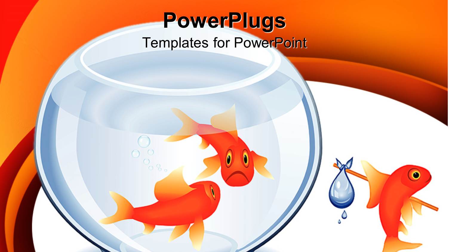 Smiling Goldfish Leaving Bowl with Hobo Bundle