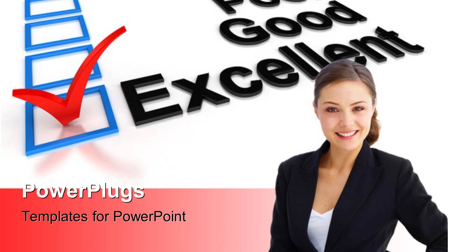 a Smiling Pretty Lady with a Marked 