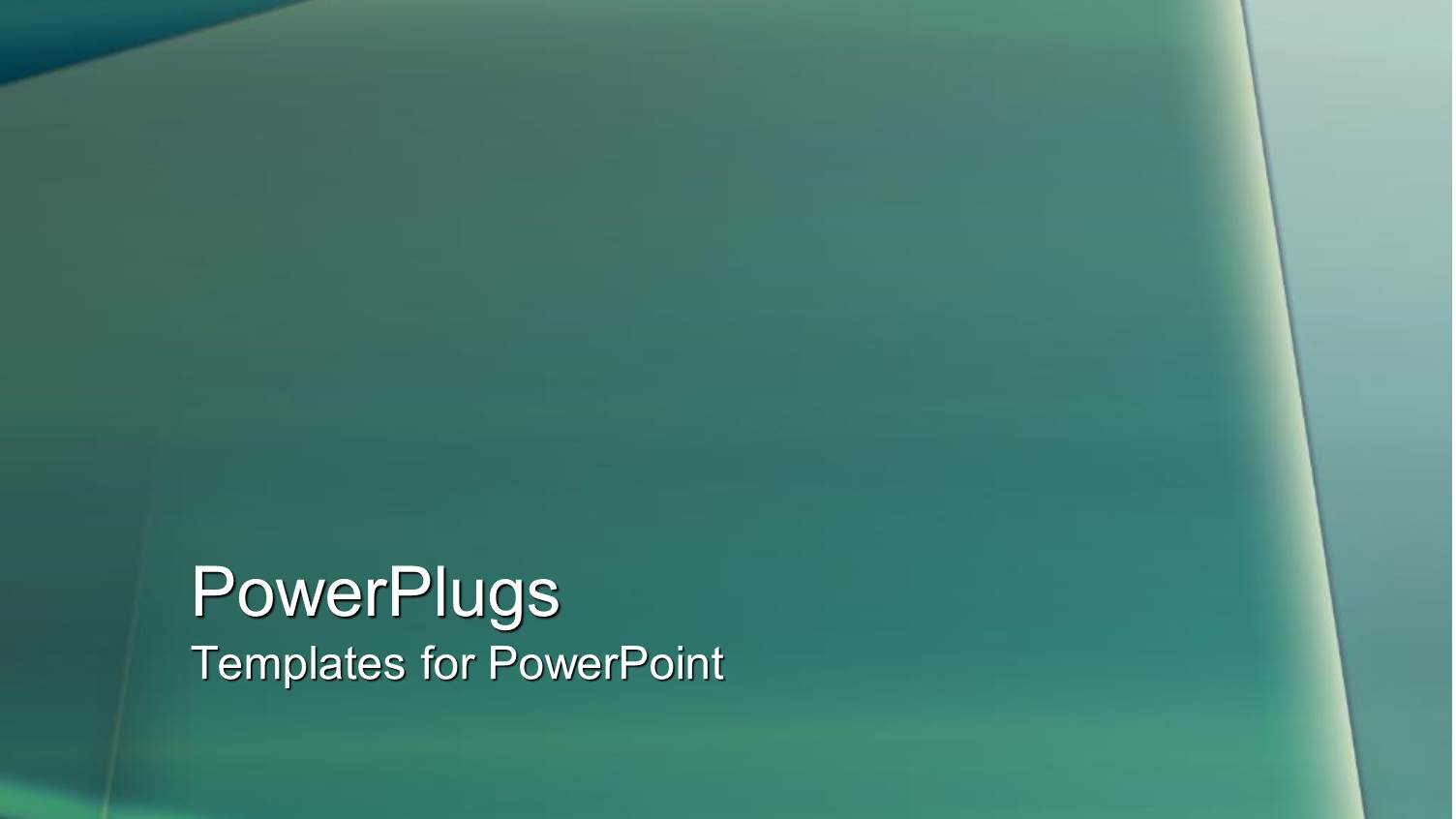 Smooth 3D Triangle Lying on Surface with Tone of Green