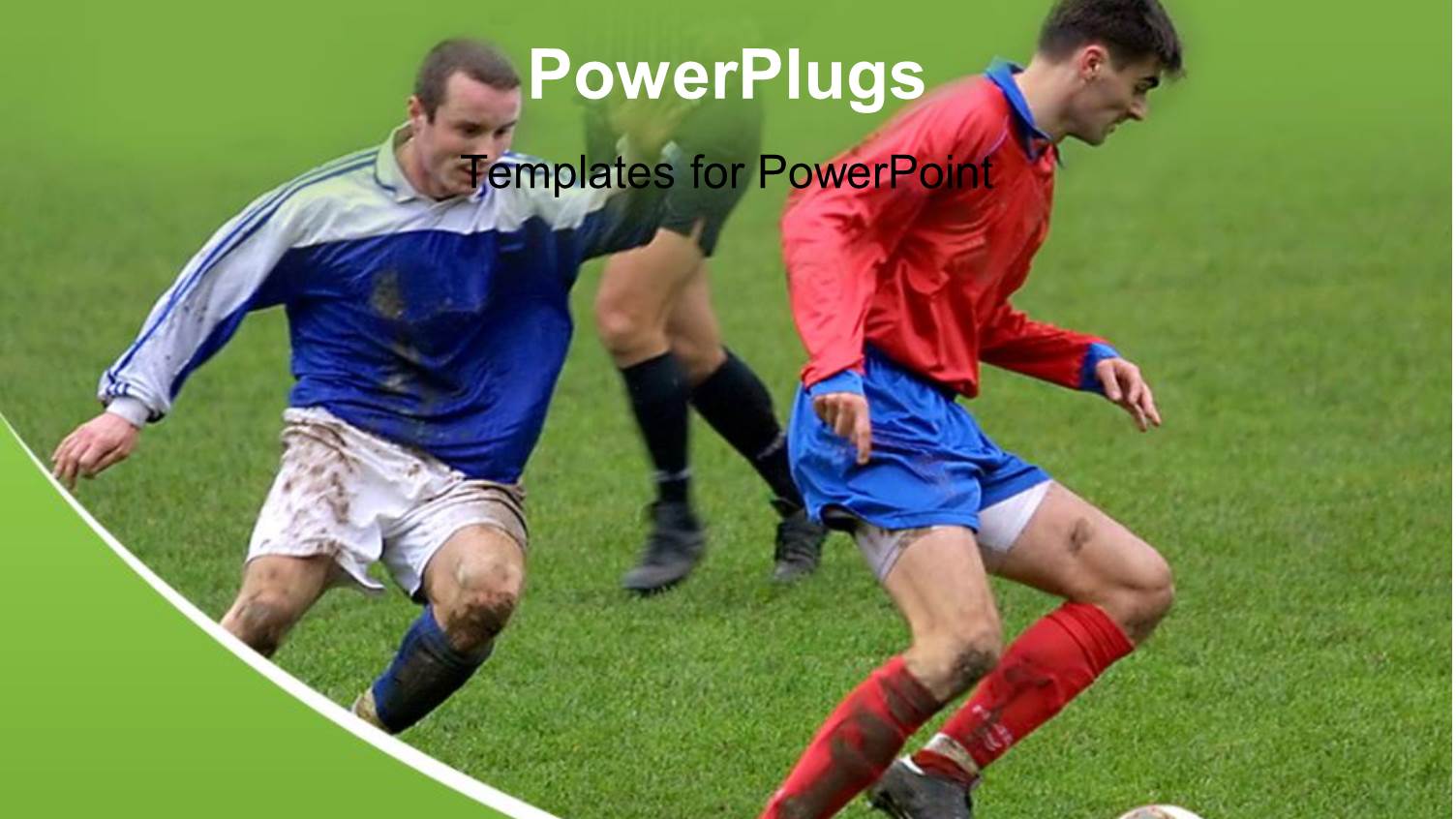 Soccer Players in the Field Competing with Each other