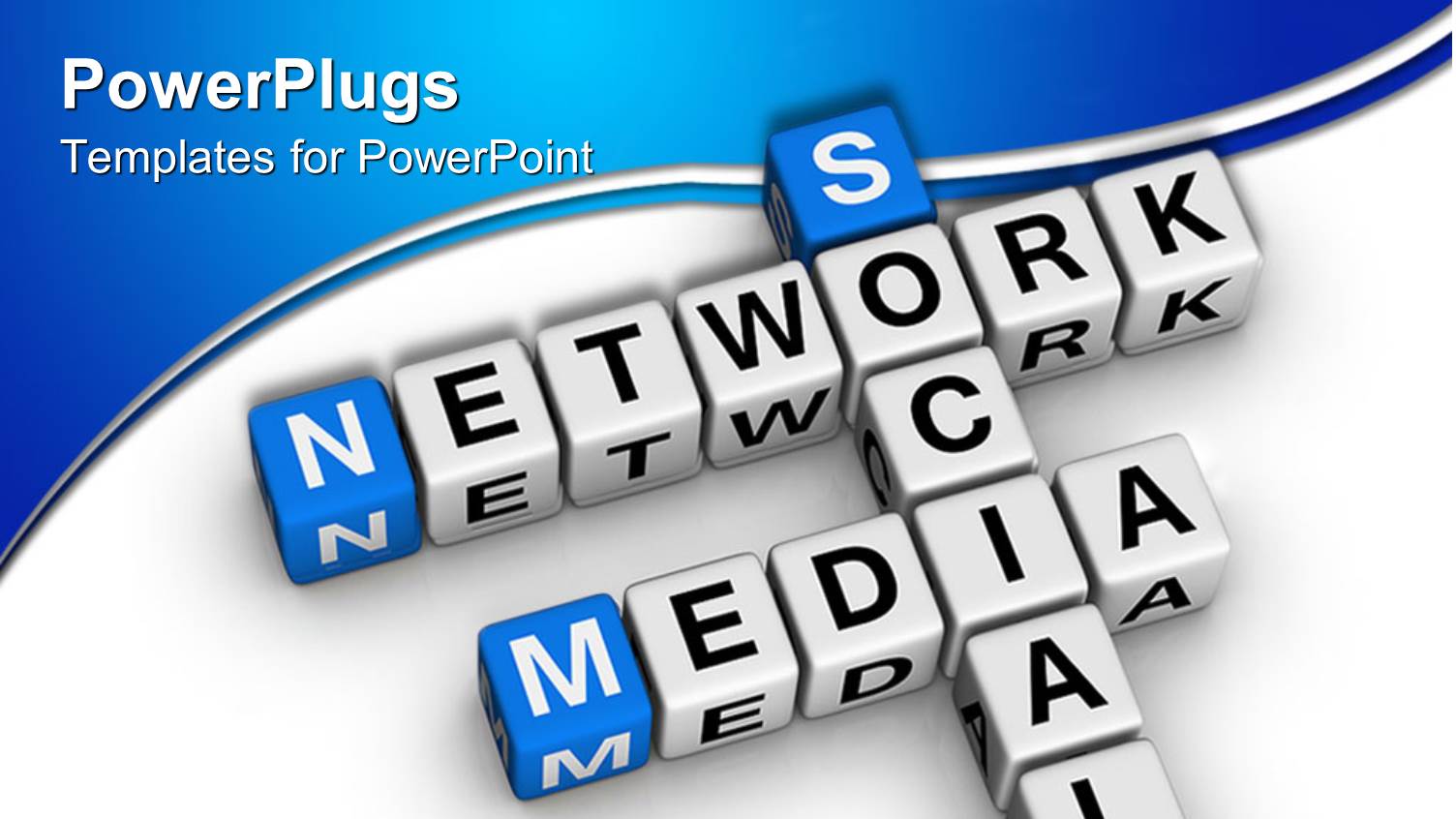 Social Media Network in the Form of Boxes Brought Together