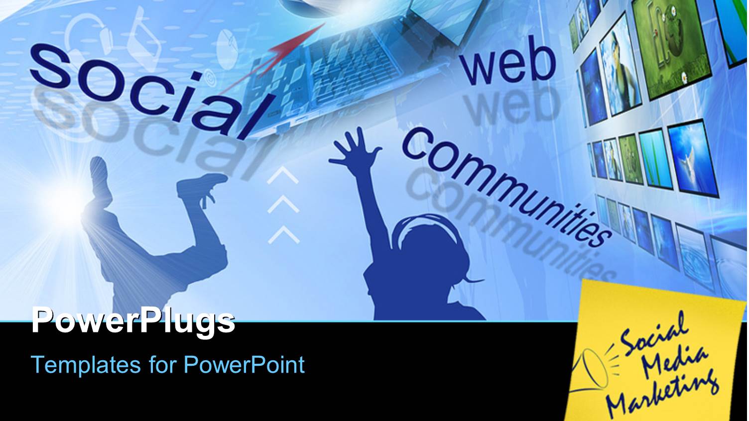 Social Media Networks - Global and Communication Concept