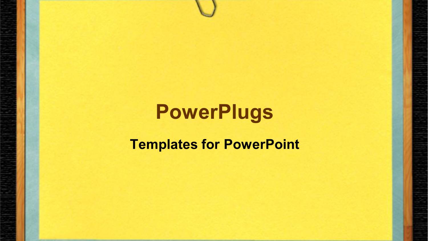 Solid Blue Colored Plane Paper Board with a Paper Clip