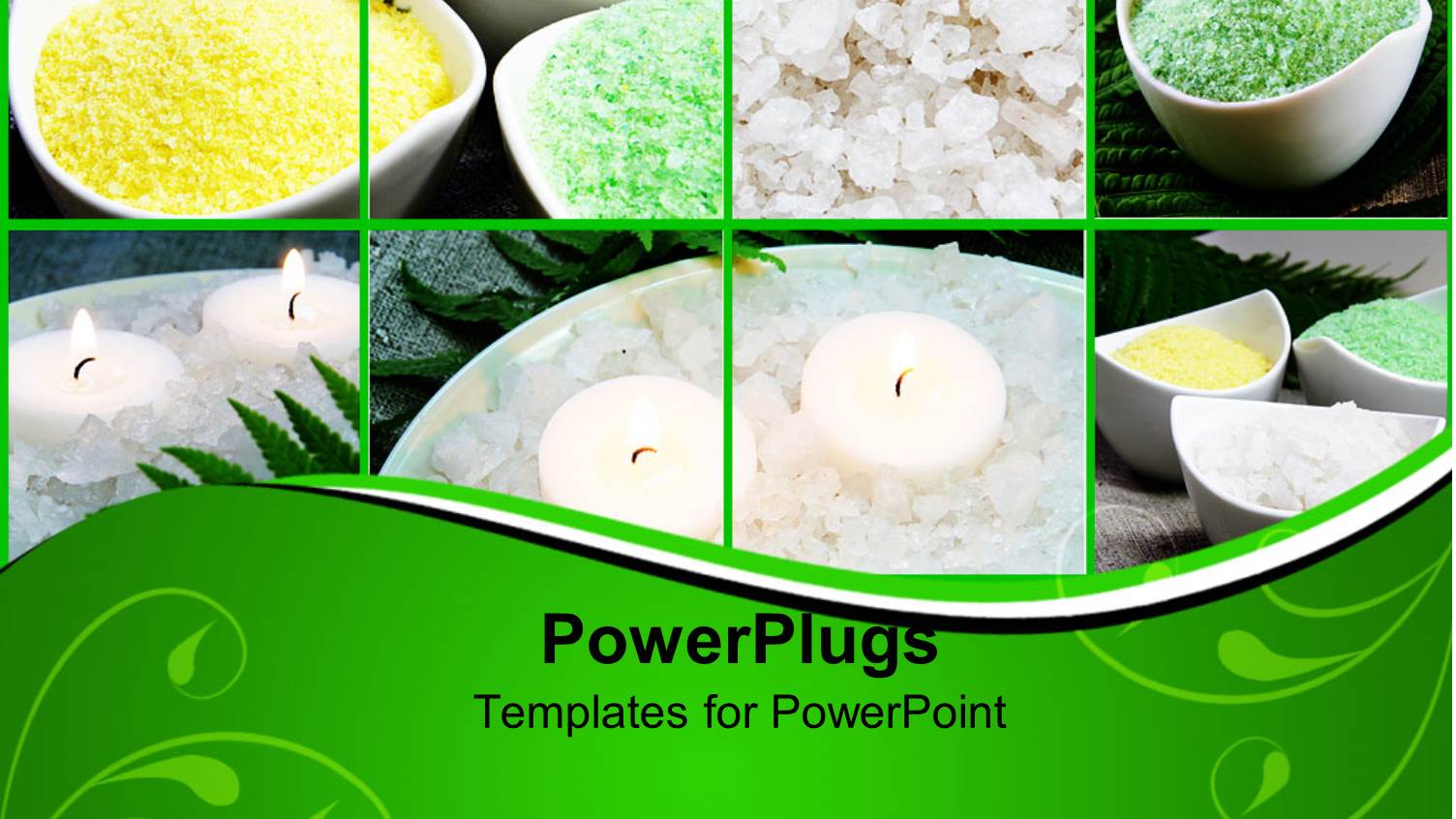 Spa Setting, Tea Light Candles, Bath Salts