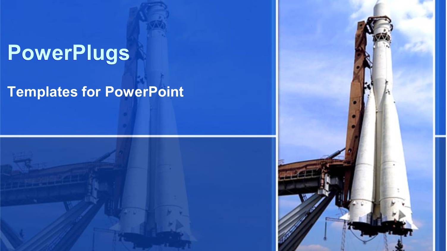 a Spaceship on the Launching Pad with its Reflection in the Background