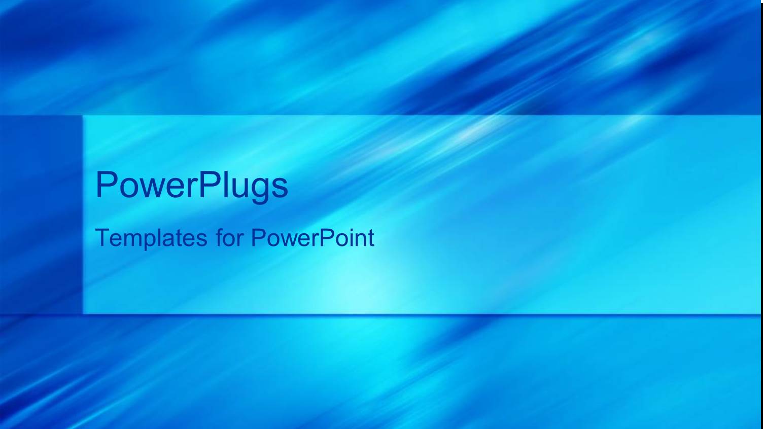 Sparkle of Lights Over Abstract Blue Background