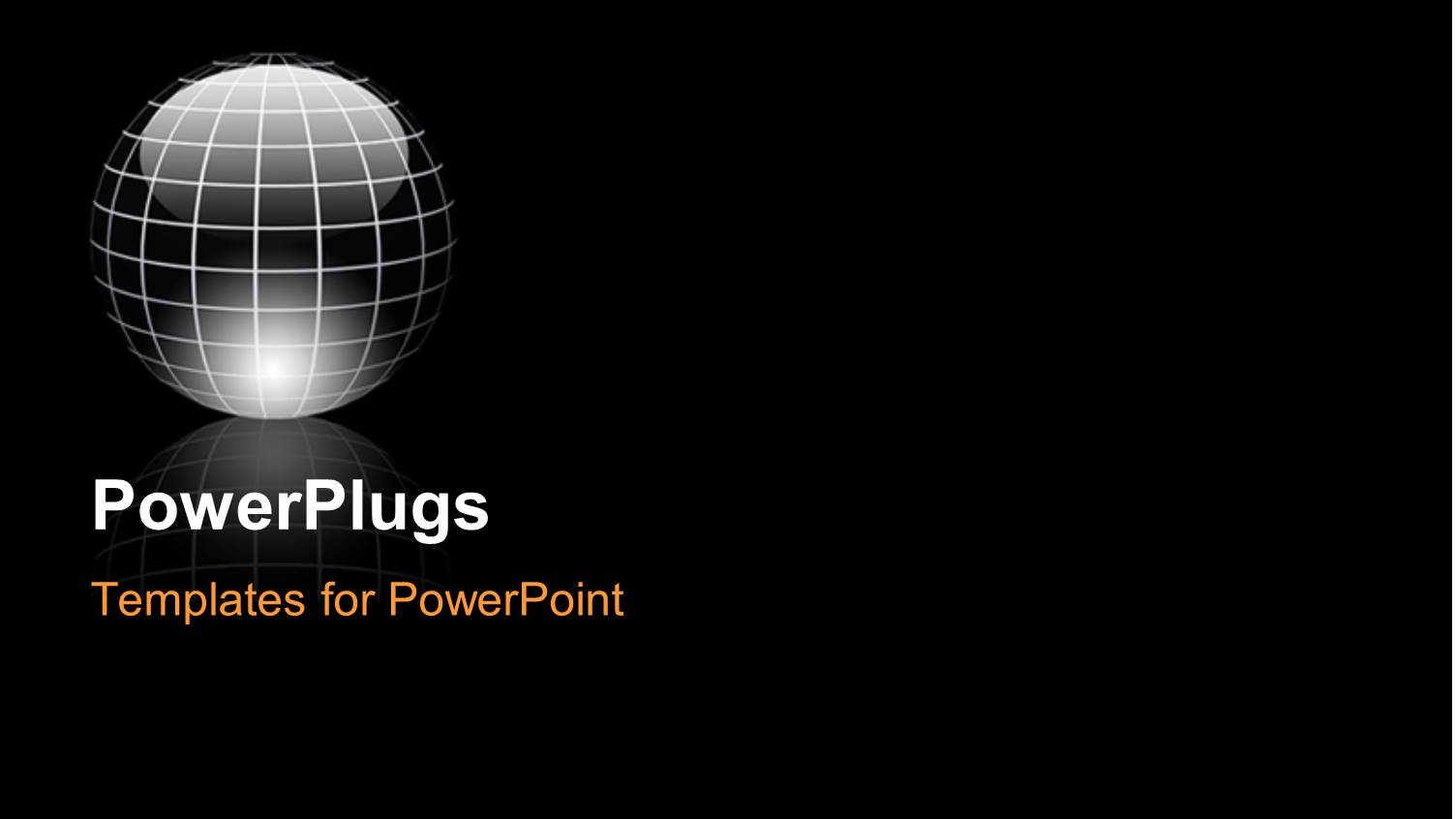 Sphere with Glowing Light Effects on Black Background 