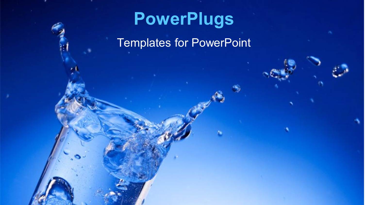 Splash of Mineral Water with Ice Cubes in a Transparent Glass