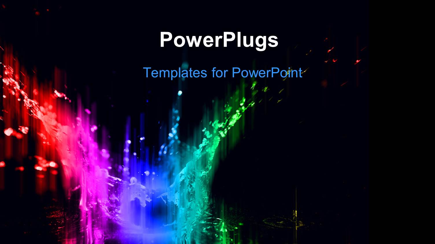 an Abstract View of Different Colored Mixed Together on a Black Surface