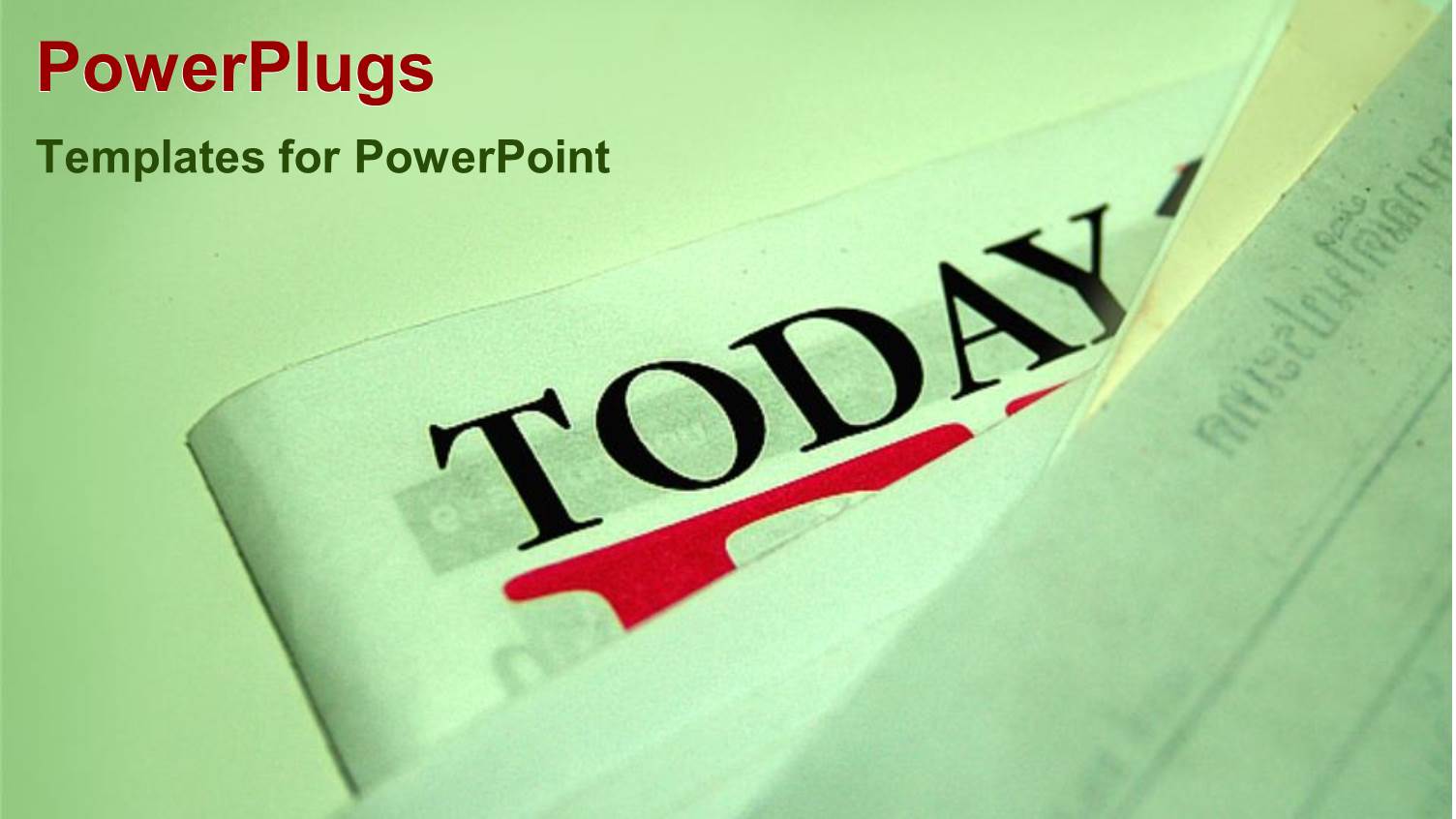 Stack of News Papers with Today Text on One