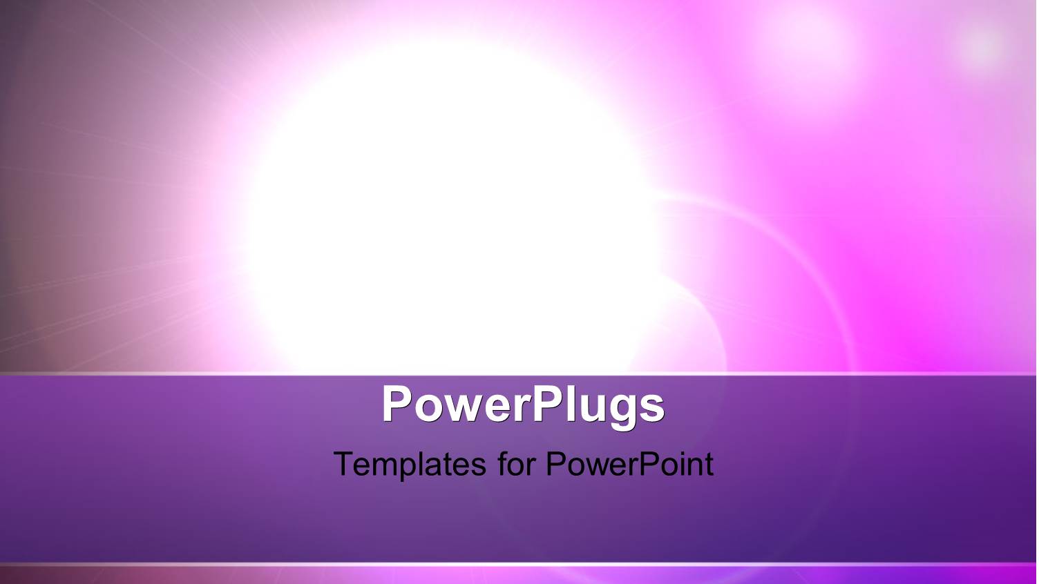 Star, Sun with Lens Flare Background in Purple and Pink