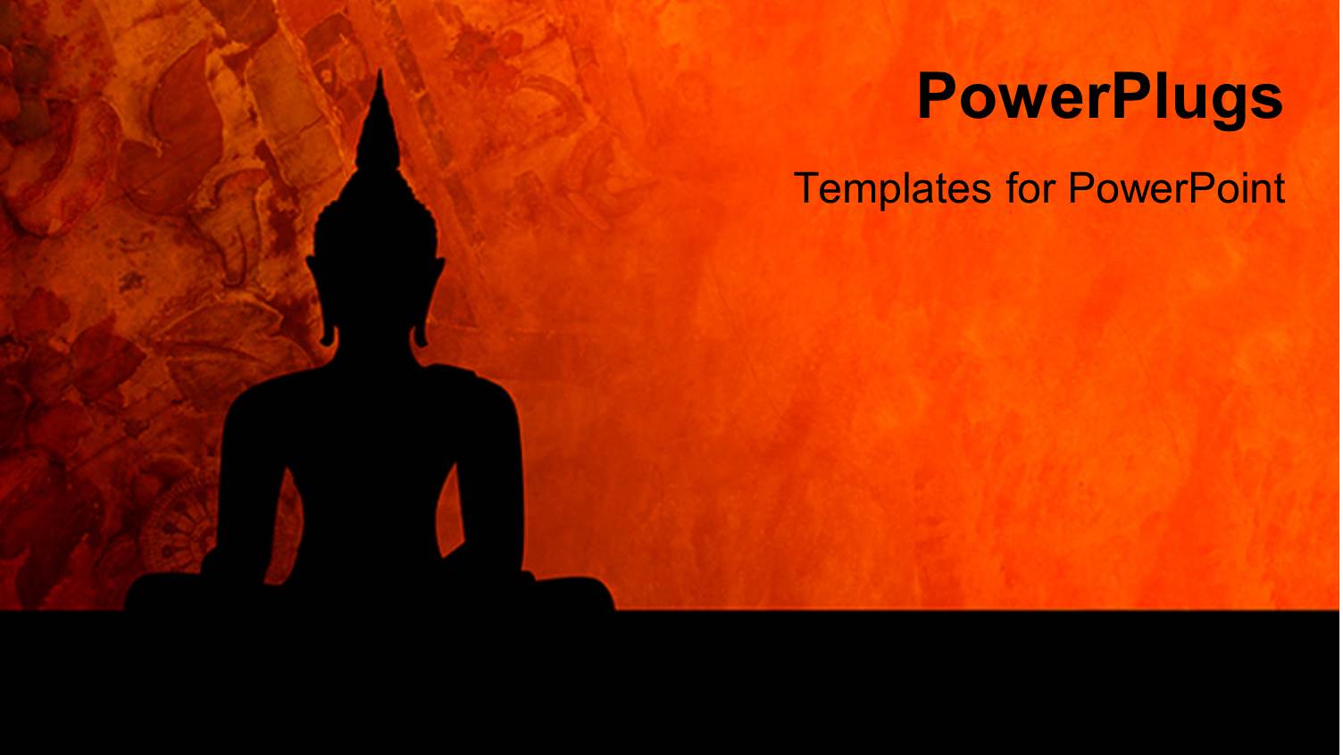 a Statue of Buddha with Reddish Background