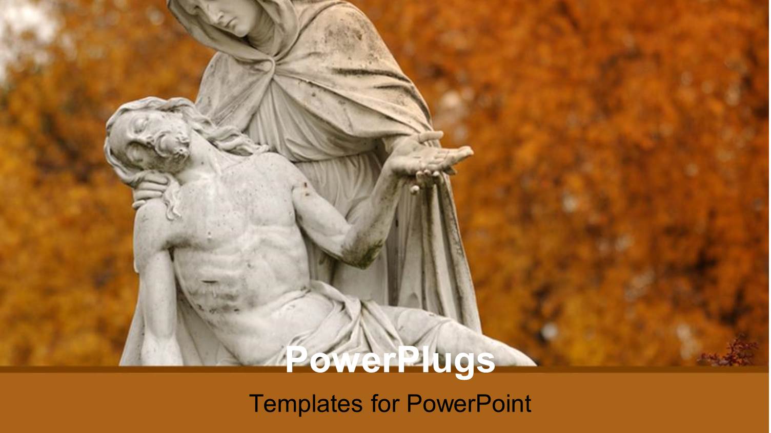 a Statue of Jesus Christ and his Mother Holding him