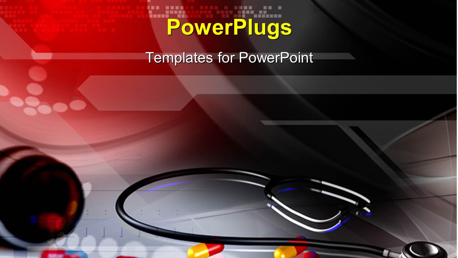 a Stethoscope Along with Various Capsules