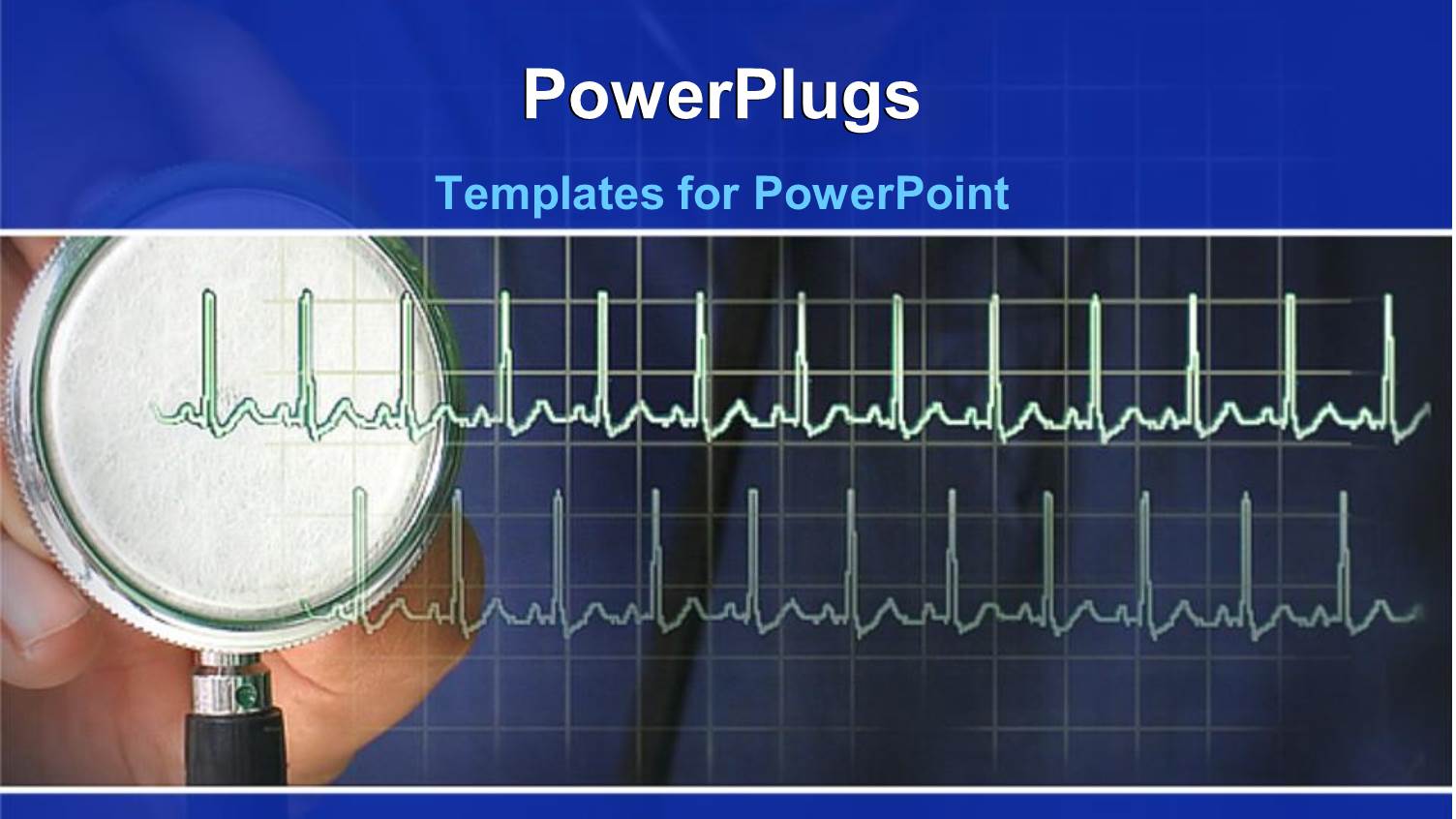 Stethoscope with Heart Rhythm EKG, Cardiology, Medicine, Medical, Heart