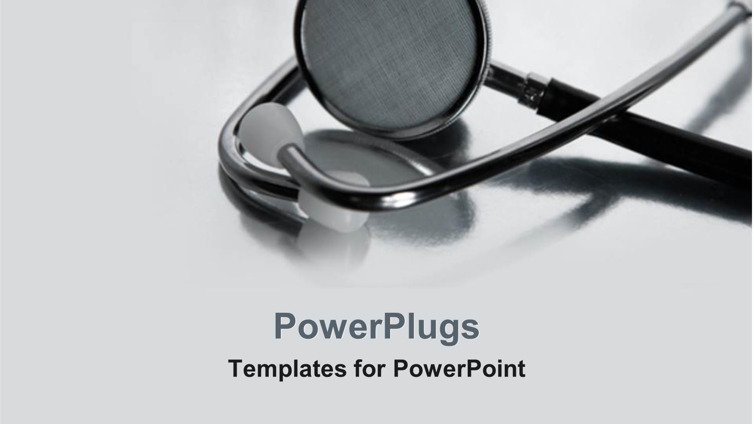 Stethoscope with Shadow Reflecting in Background