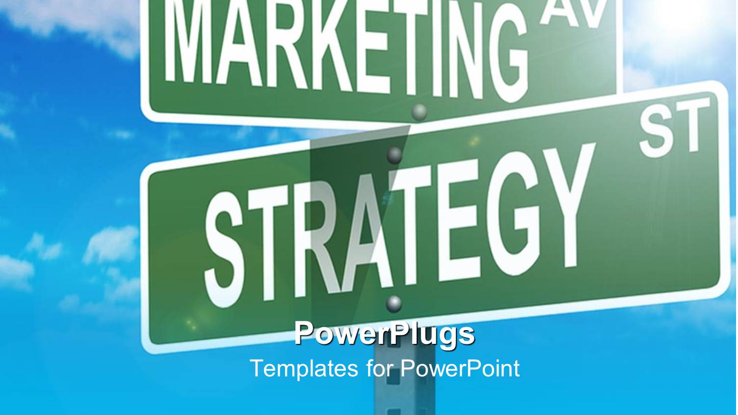 Street Signs as a Metaphor Marketing and Strategy Business Planning Goals