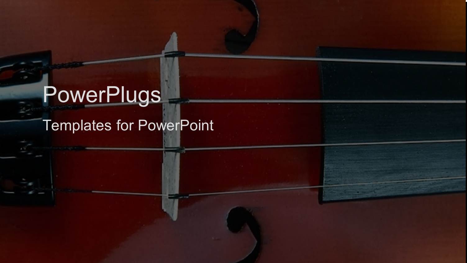 a String Bridge with Dark Background