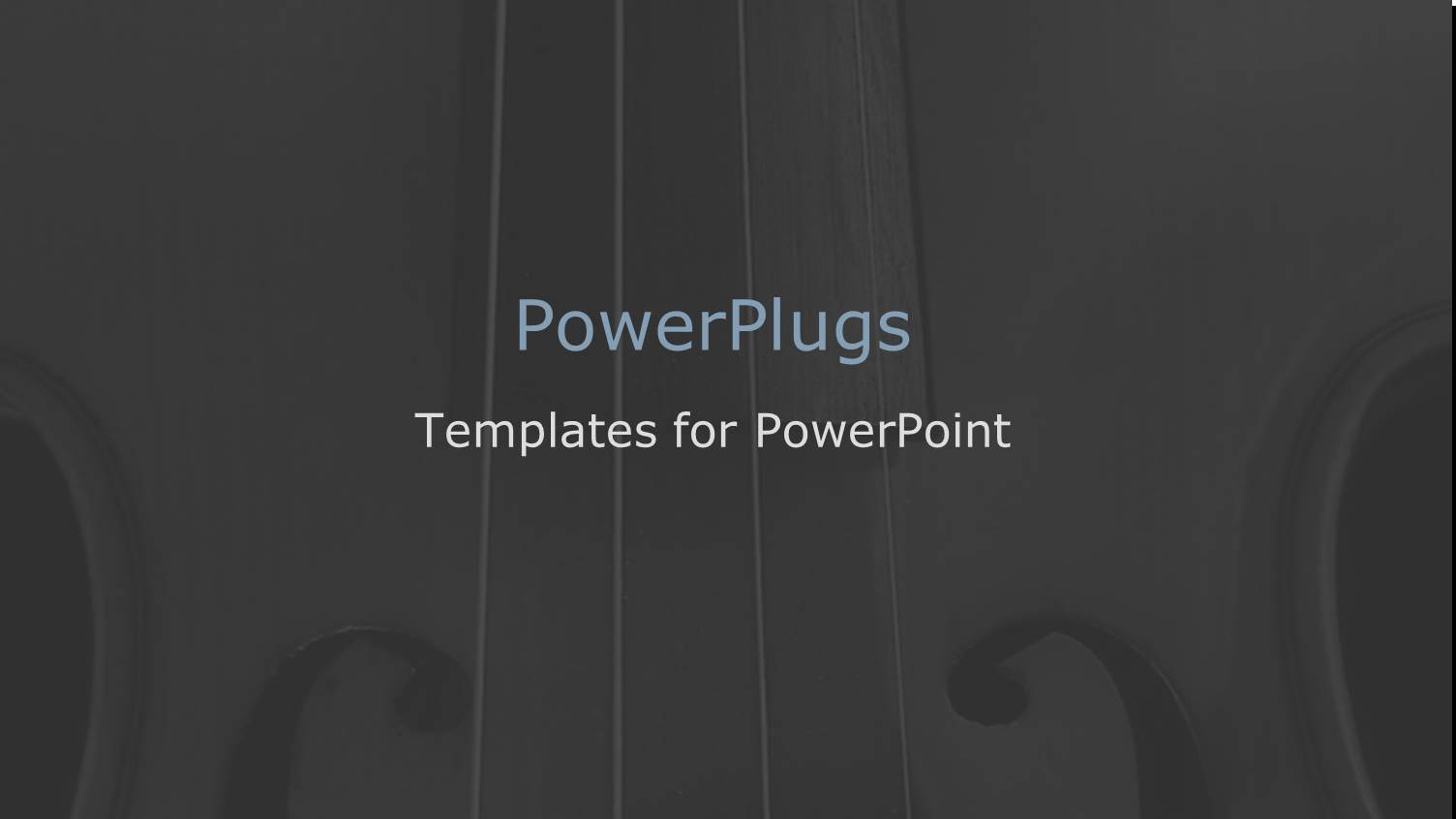 Strings of Violin Blurred Over Deep Grey Background