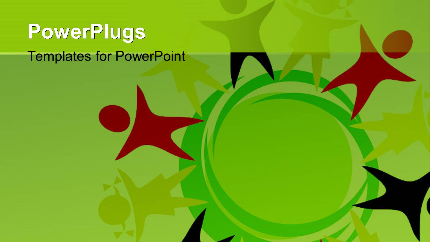 Stylized Colored Children Symbols Around an Abstract Globe