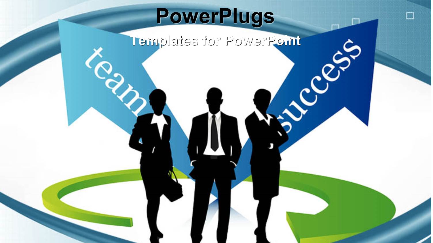 Successful Business Team with Arrow Pointing Towards Success