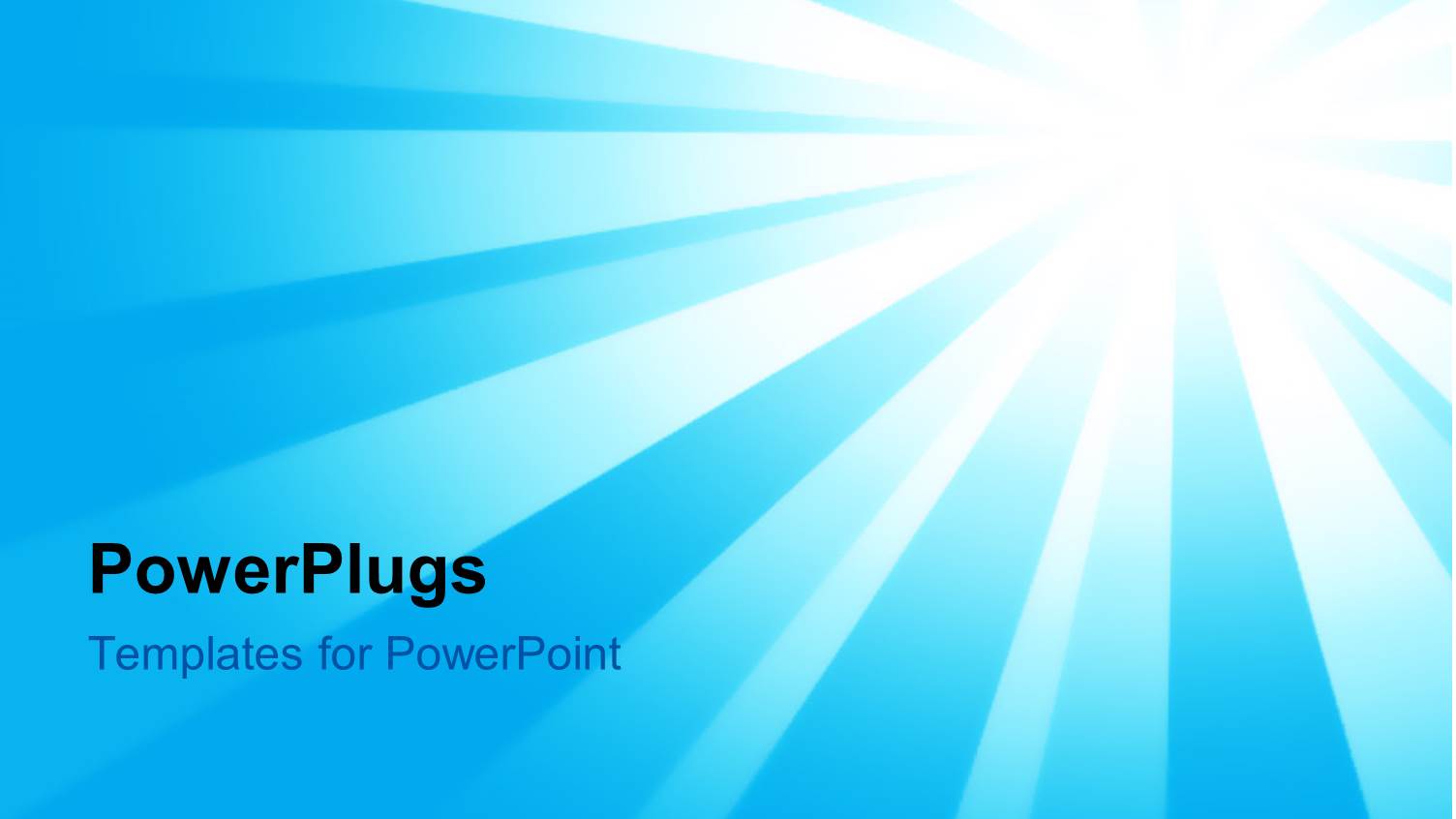 Sun in the Background and Place for Text