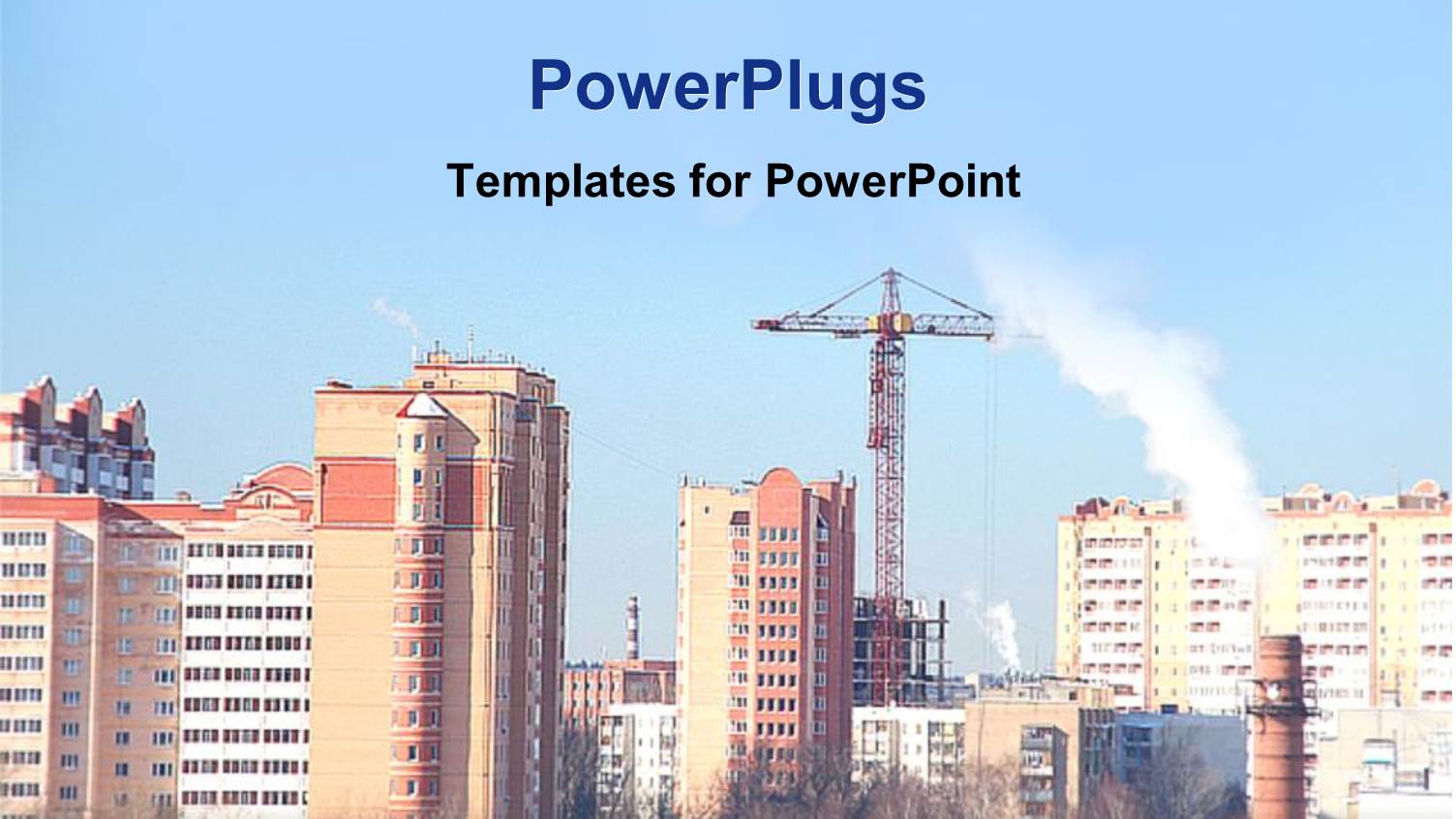 a Sunny View of a Lot of High Buildings on 