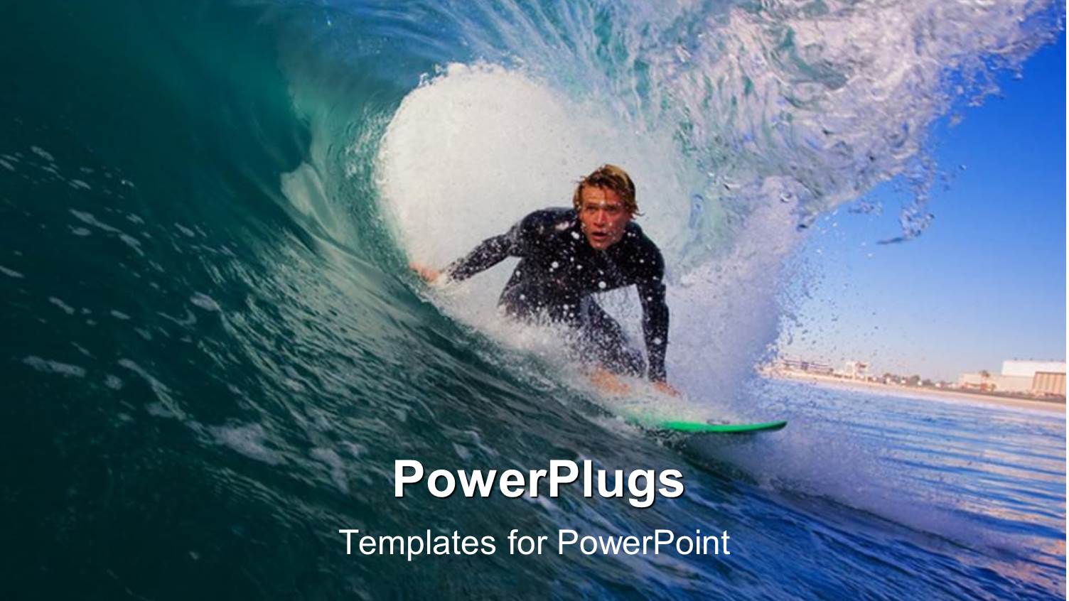 a Surfer Enjoying the Waves in the Sea