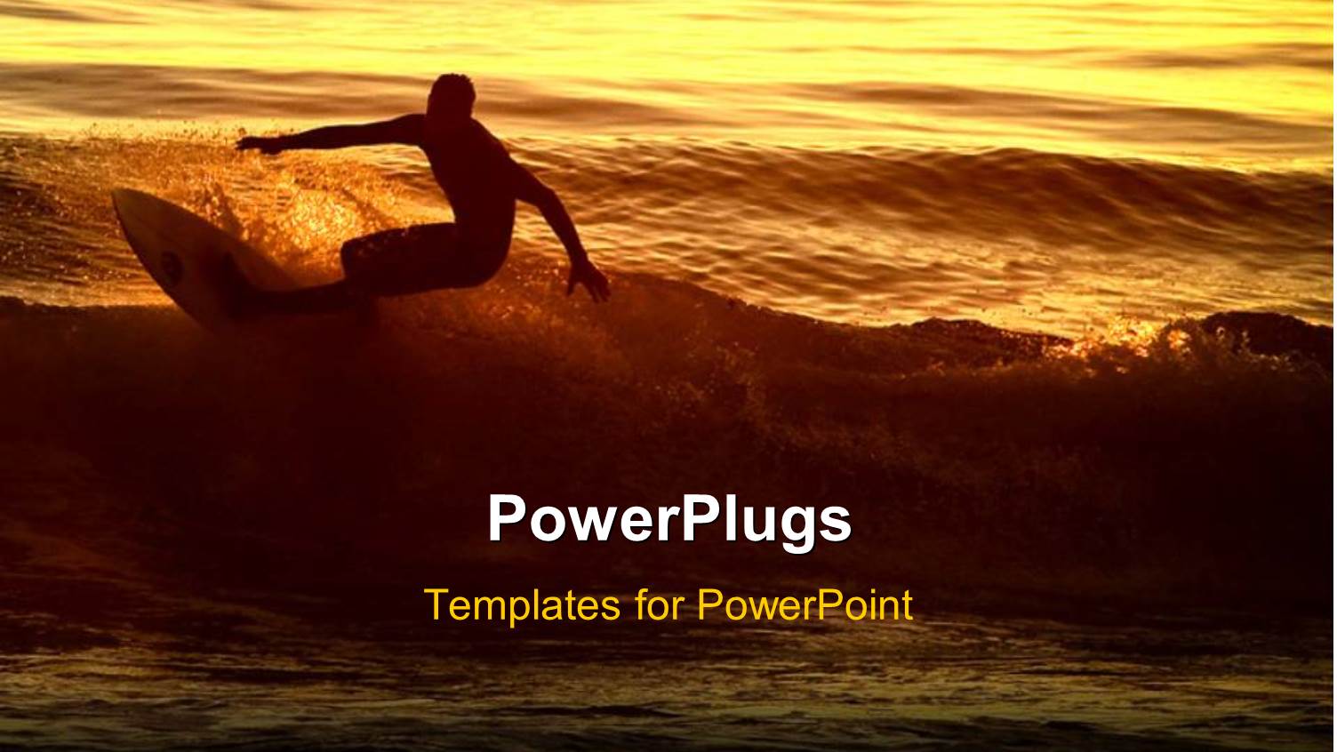 a Surfer Playing with the Waves and Place for Text