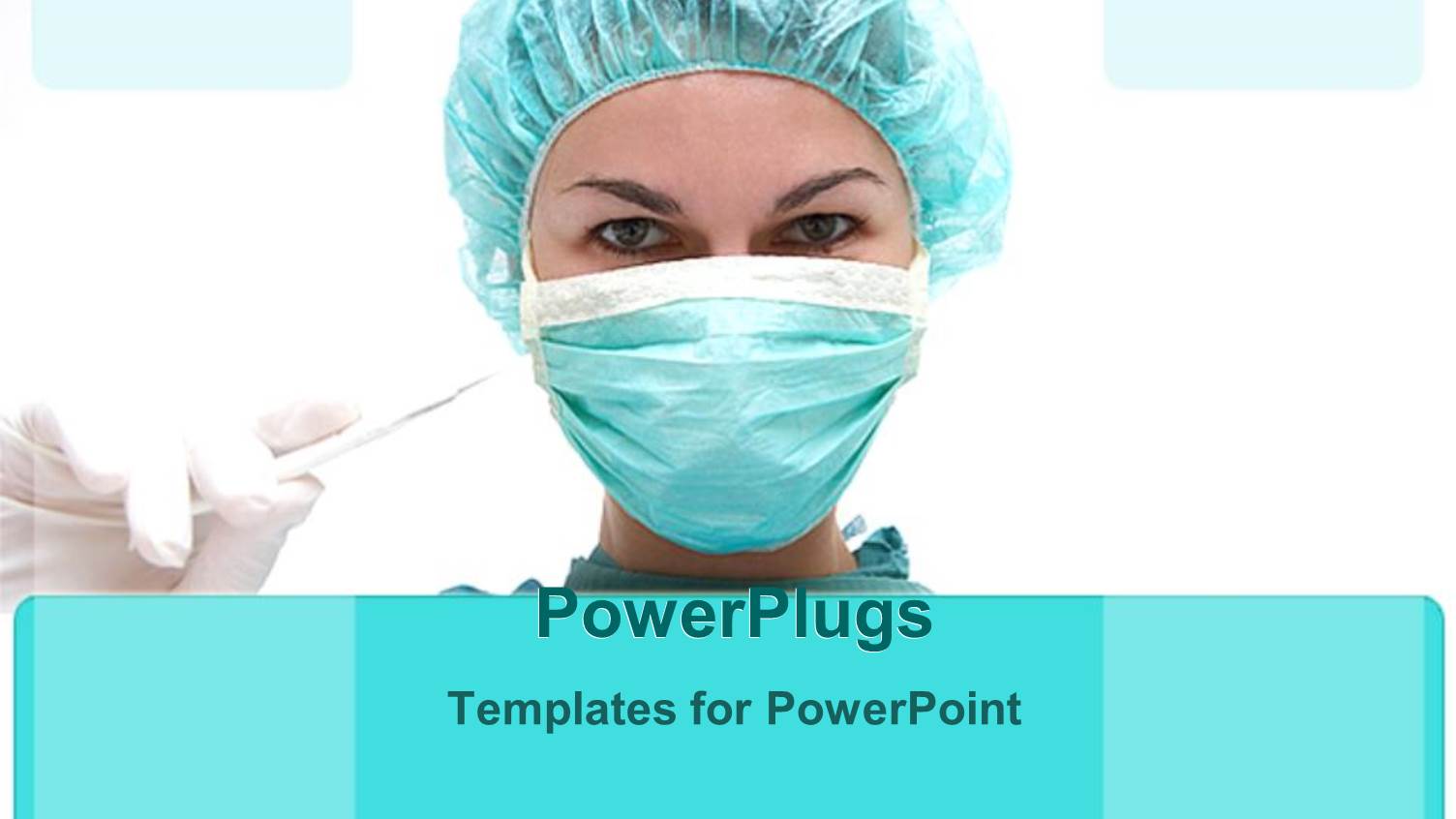 a Surgeon with a Mask and Glove in the Hand Ready for a Surgery