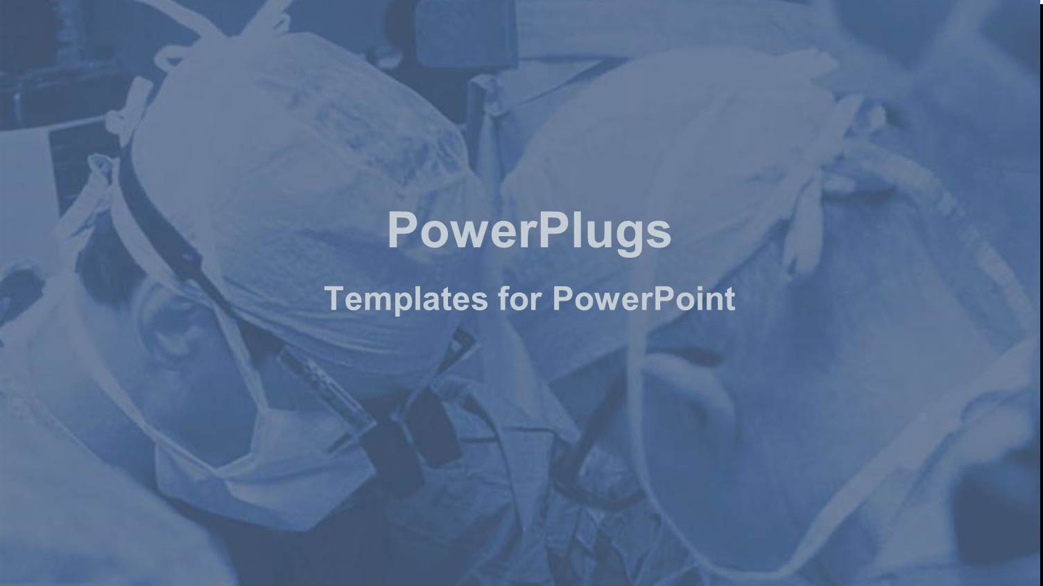 Surgeons in an Operation Room with Place for Text