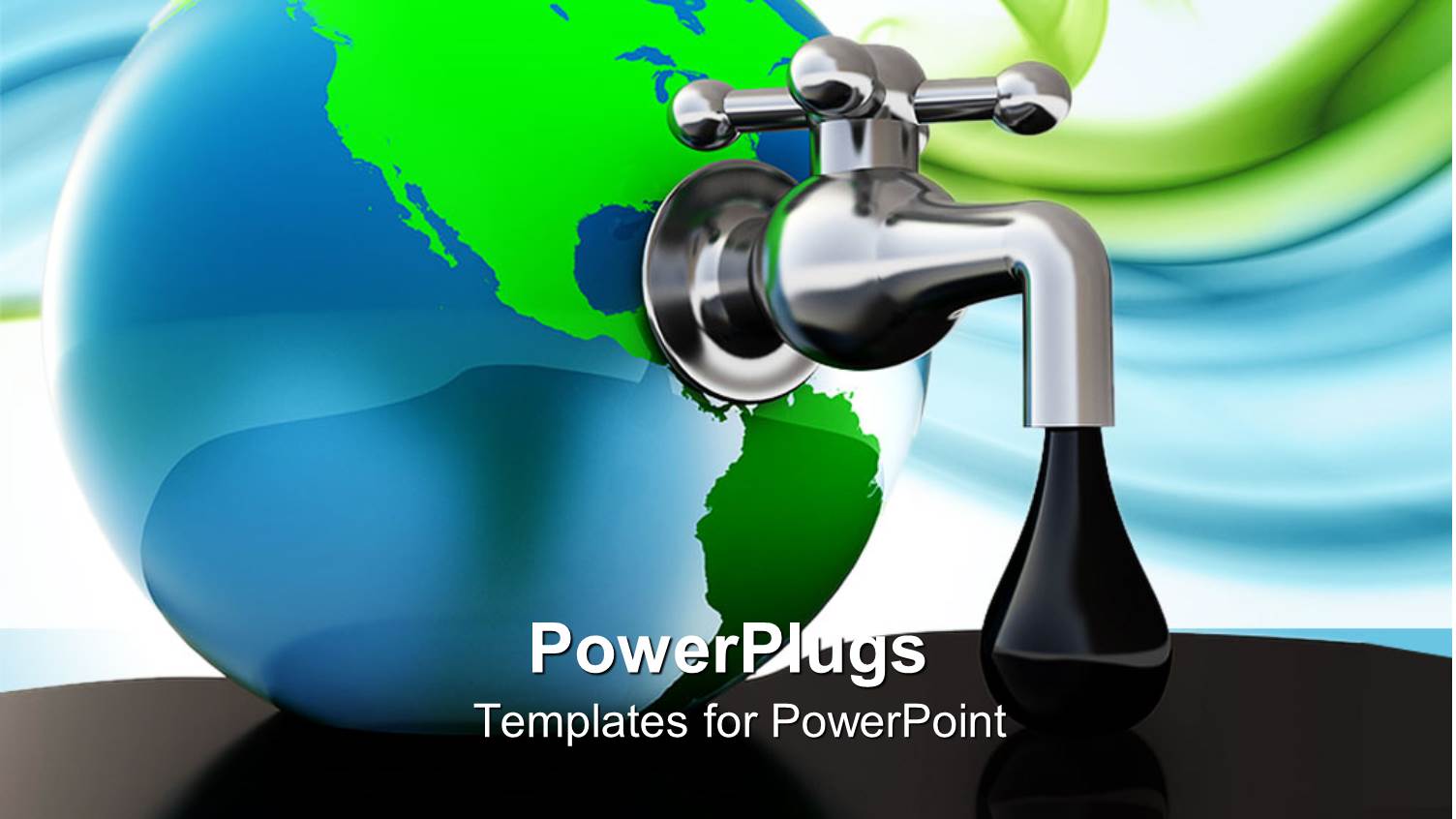 Symbolism Faucet Taking Oil Out of the Earth