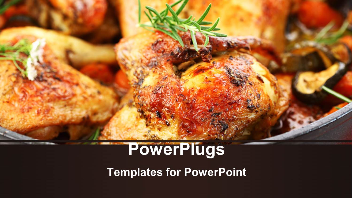 Tasty Grilled Chicken with Vegetable and Herbs