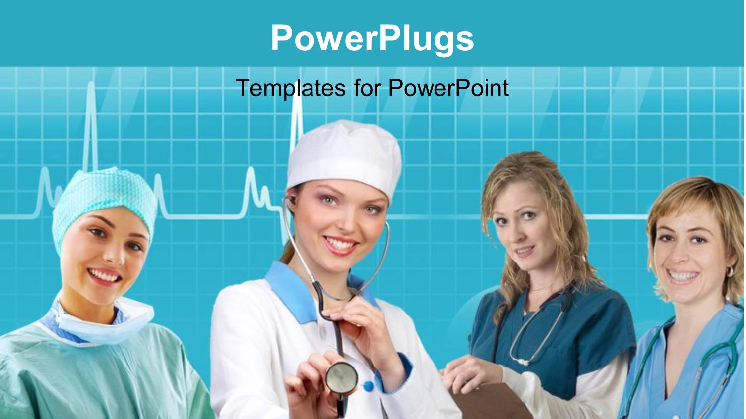 Team of Nurses with Stethoscope across Neck and Evaluation Notes