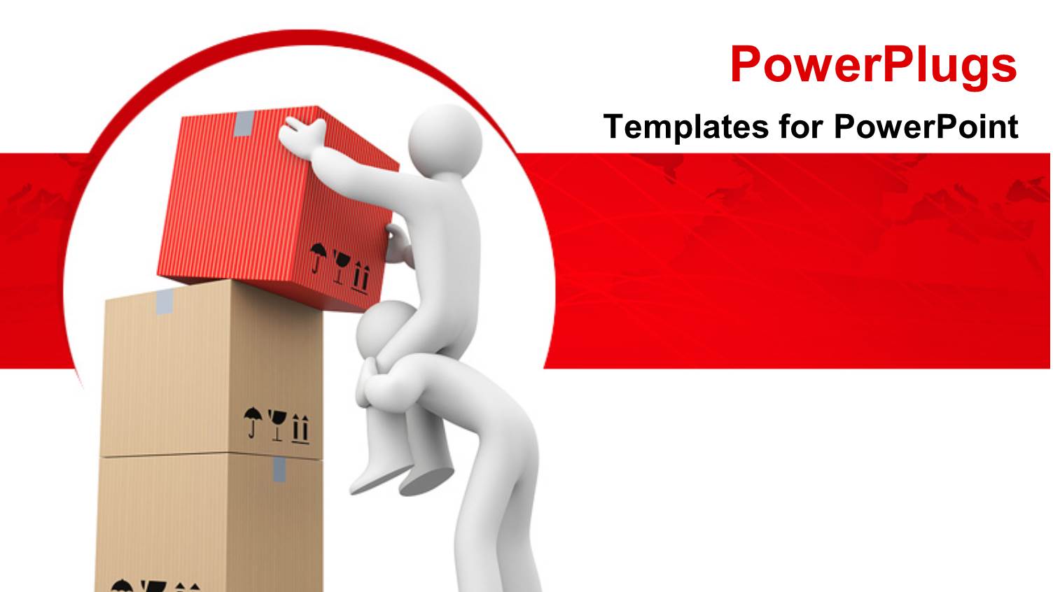 a Teamwork Regarding Placing the Boxes Above Each other