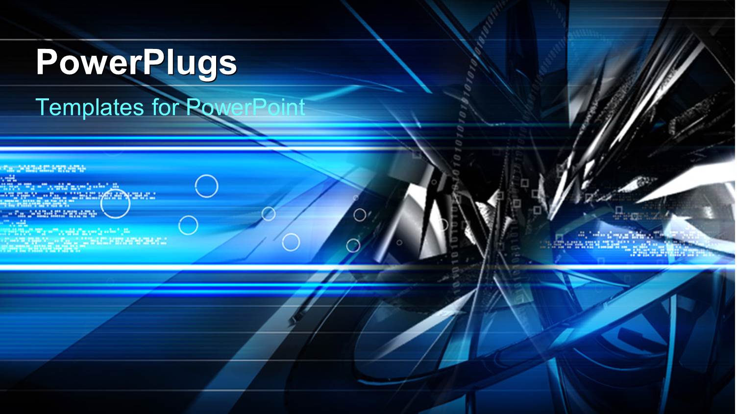 a Technological Background with Various Circles