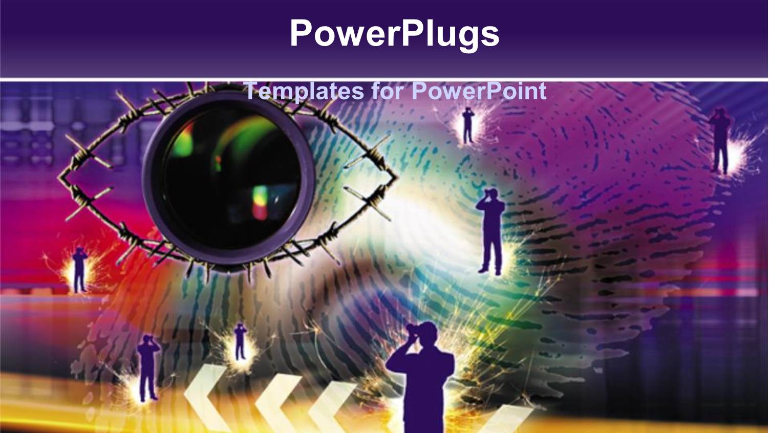 Technology Fingerprint with Eye and People Taking Photos, Tech, it