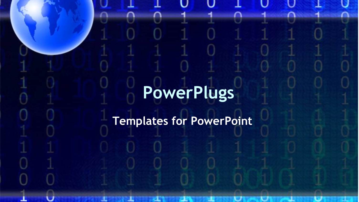 Technology World Digital Media Analog Codes Numbers Blue Background