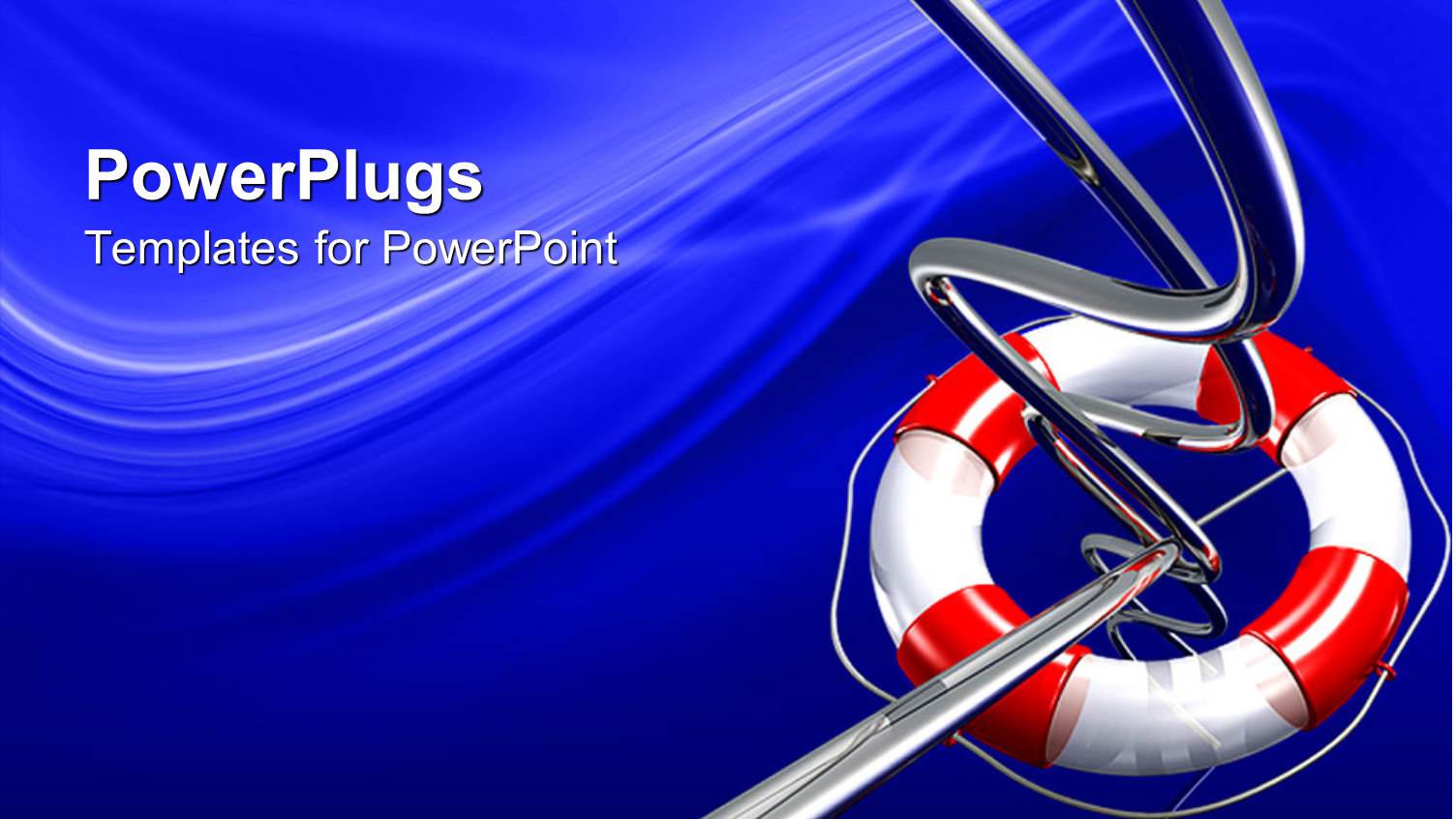 Thin Metal Wires and Bars Holding Red and White Lifesaver